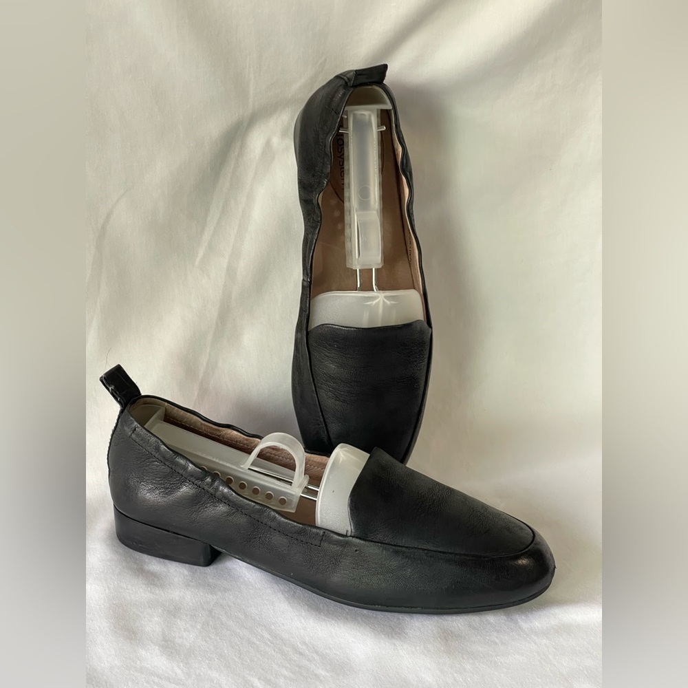 Abeo Bio System Jean black nubuck leather comfort loafer Sz 6 - Picture 5 of 7